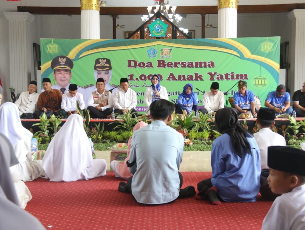 Pemkab Sidoarjo Gelar Doa Bersama 1.000 Anak Yatim di Pendopo Delta Wibawa