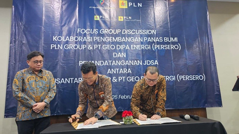 PLN Nusantara Power dan Geo Dipa Energi Teken JDSA, Perkuat Pengembangan PLTP Dieng 1