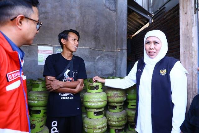 Khofifah Ajak Masyarakat Bijak Gunakan LPG