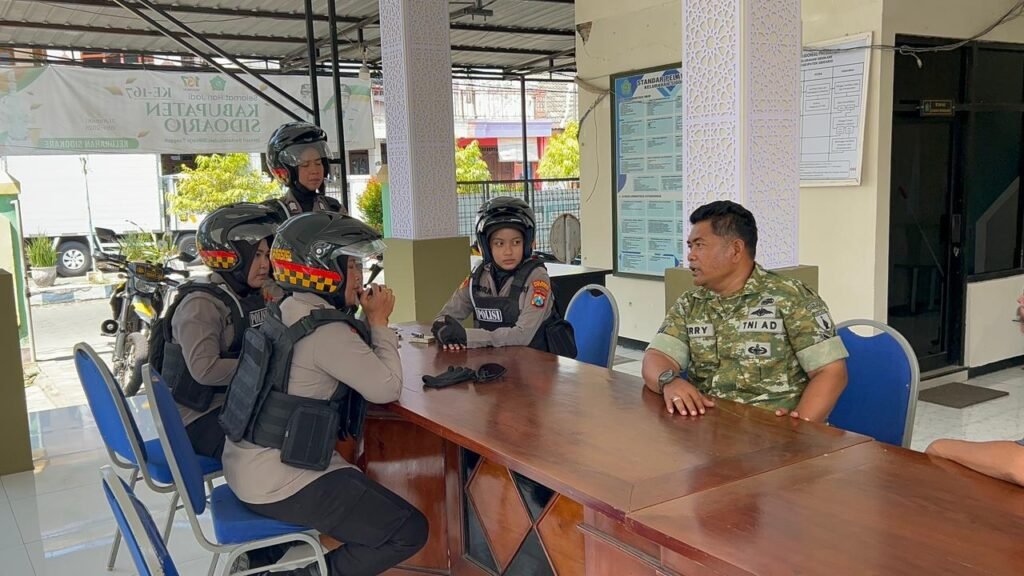 Jelang Pilkades Serentak, Polwan Polresta Sidoarjo Gencar Patroli Cooling System