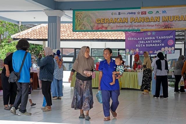 Gerakan Pangan Murah Digelar di Lidah Wetan