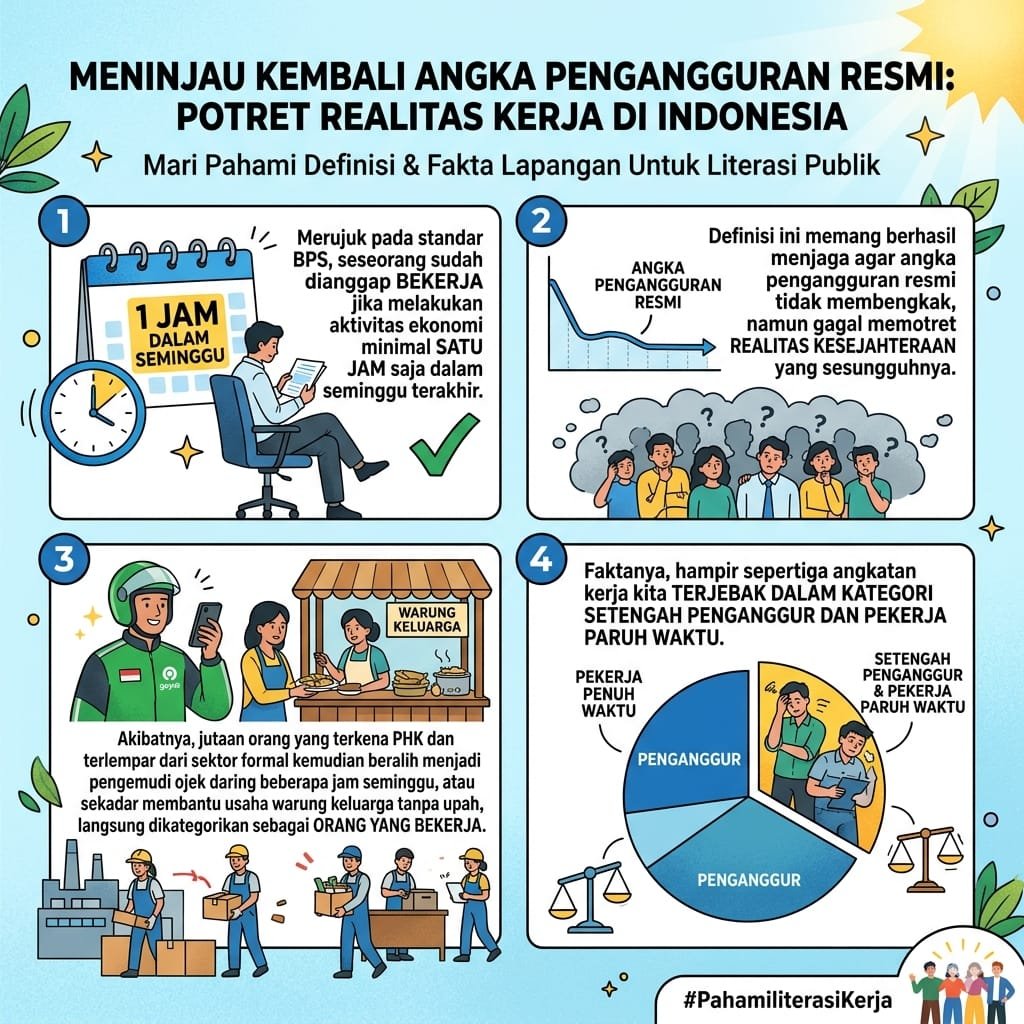 Paradoks Ketenagakerjaan dan Rapuhnya Fondasi Kelas Menengah Bawah