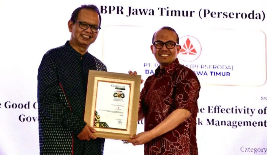 Bank UMKM Jatim Perkuat Tata Kelola, Raih Indonesia Excellence GCG Awards 2026