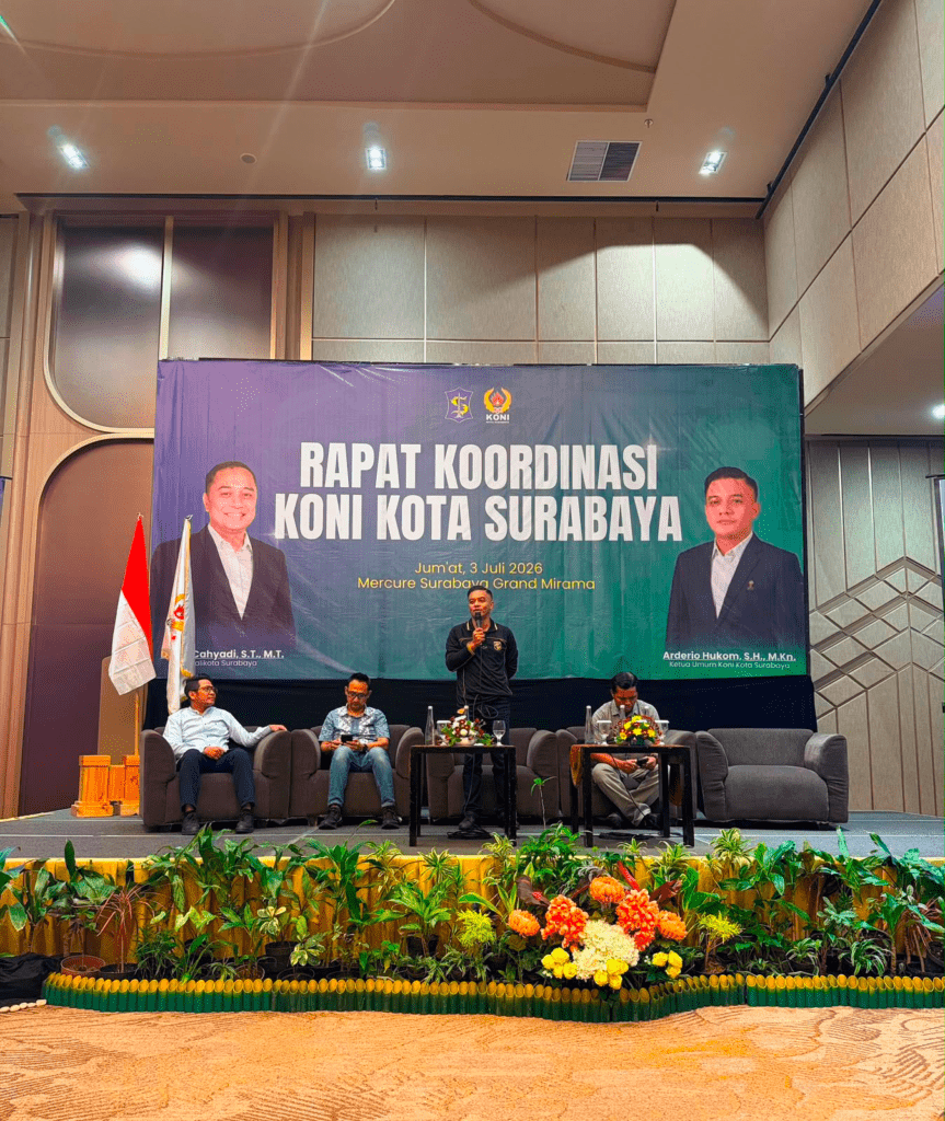 Rakor Perdana bersama Seluruh Cabor KONI Surabaya
