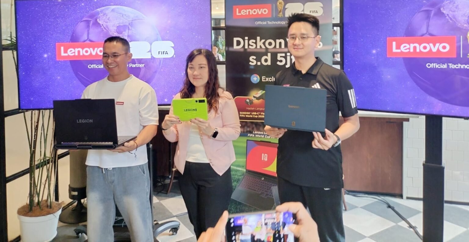 Lenovo Luncurkan FIFA World Cup 26 Edition di Surabaya, Hadirkan Laptop AI dan Gaming Premium