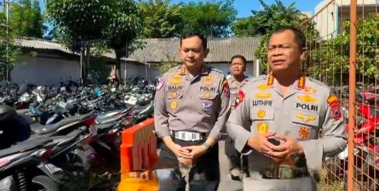 Bazar Motor Khusus Kendaraan Laka Lantas Dibuka