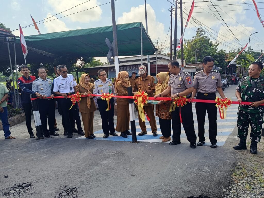 Palang Pintu Desa Gelam Resmi Beroperasi, Perlintasan Kian Aman