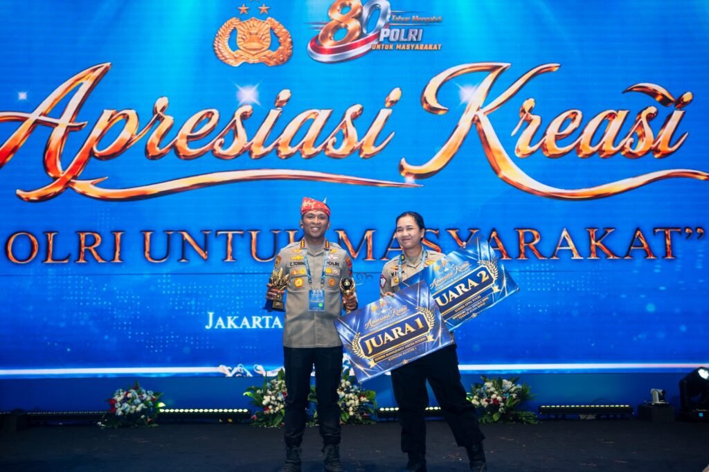 Polresta Sidoarjo Raih Dua Penghargaan dari Kapolri di Malam Apresiasi Kreasi