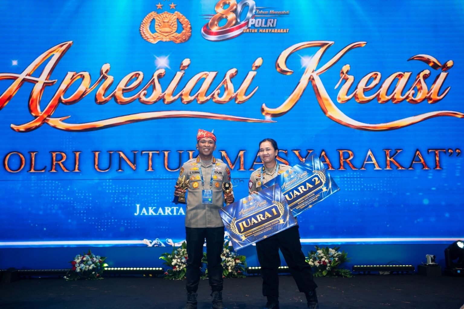 Polresta Sidoarjo Raih Dua Penghargaan dari Kapolri di Malam Apresiasi Kreasi