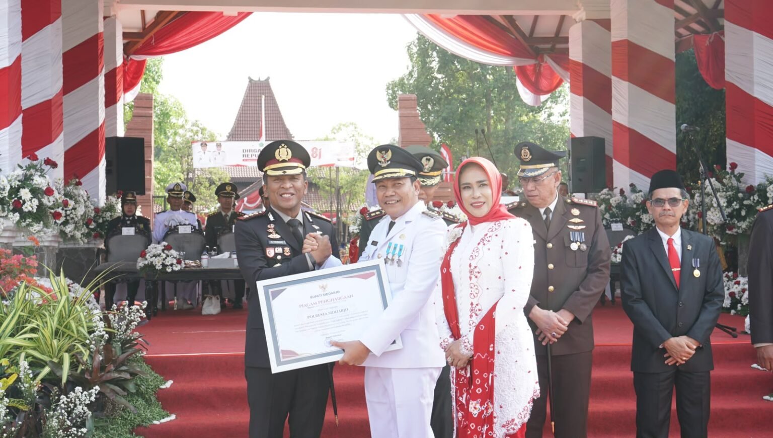 Polresta Sidoarjo Raih Penghargaan Bupati atas Layanan Perempuan dan Anak