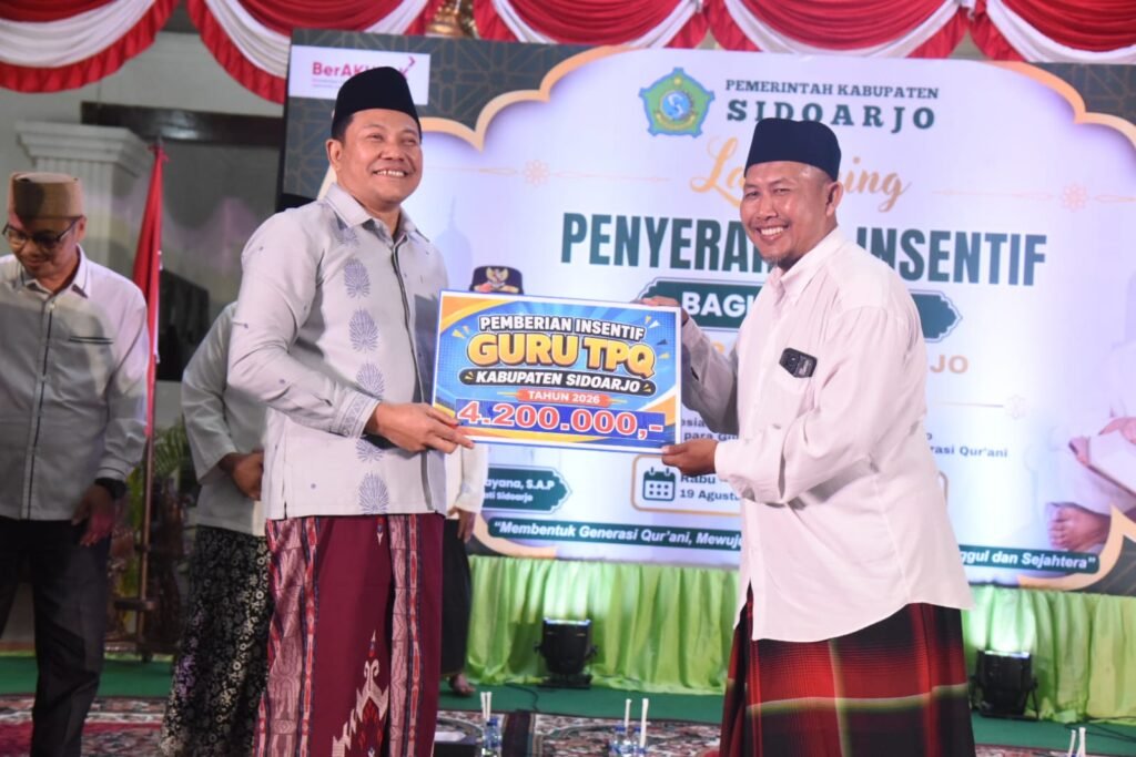 5.500 Guru Ngaji Sidoarjo Terima Insentif Rp4,2 Juta per Tahun