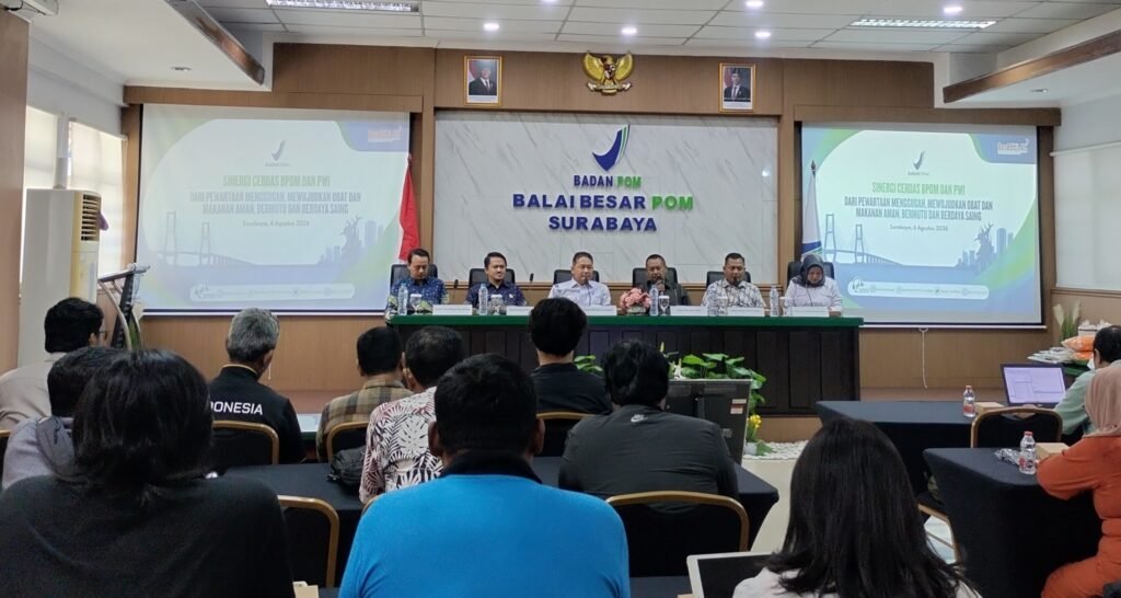BPOM Surabaya Gandeng PWI Jatim Perkuat Edukasi Keamanan Obat dan Makanan