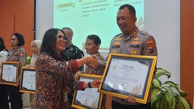 Polresta Sidoarjo Raih Peringkat 1 IKPA Terbaik KPPN