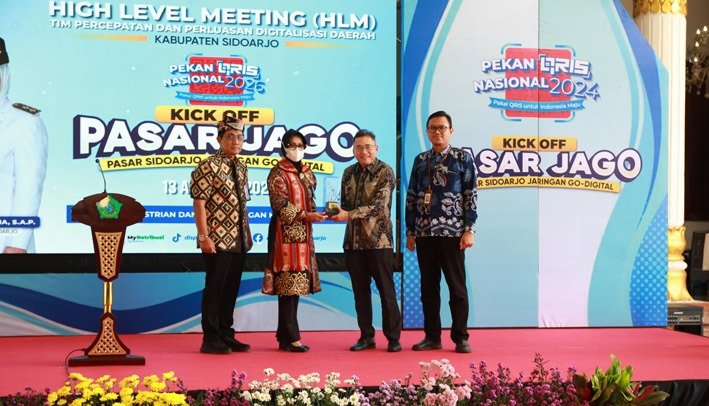 Retribusi Pasar Sidoarjo Makin Digital, Transaksi Melonjak Jadi 26.093