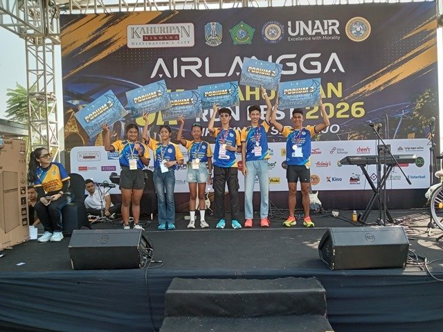 Airlangga-Kahuripan Fun Fest 5K 2026 Berlangsung Meriah