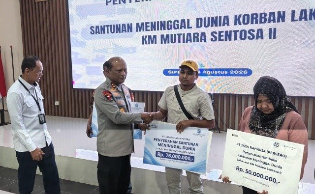 Korban KM Mutiara Sentosa II Dapat Santunan
