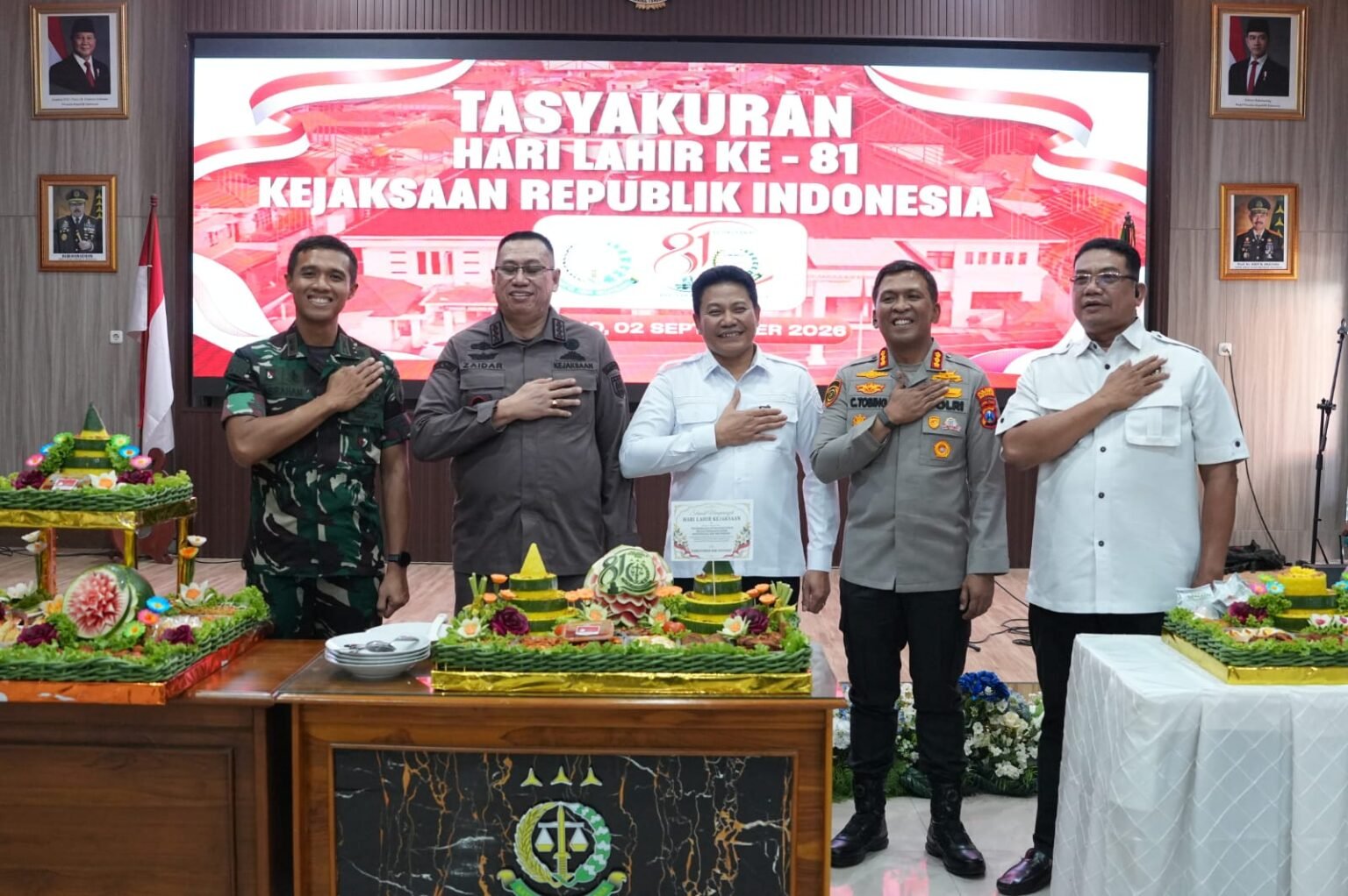 Harlah Kejaksaan RI ke-81, Kapolresta Sidoarjo Dorong Sinergi Penegak Hukum