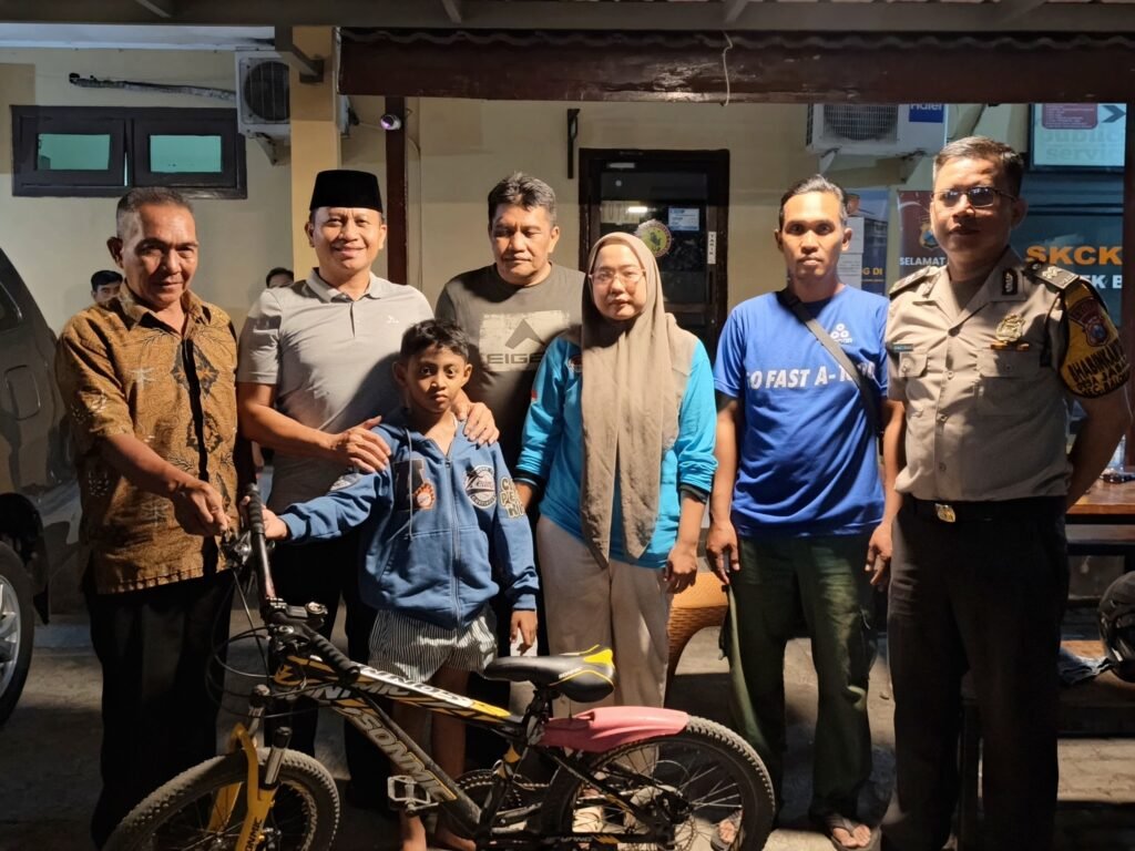 Patroli Intensif Polsek Balongbendo Berbuah Manis, Anak Hilang Ditemukan
