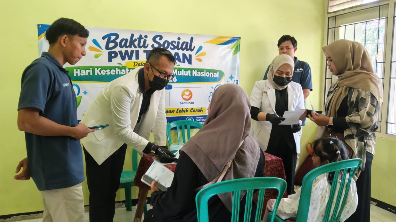 PWI Tuban dan M. Naf’an Dental Clinic Gelar Baksos Kesehatan Gigi dan Mulut