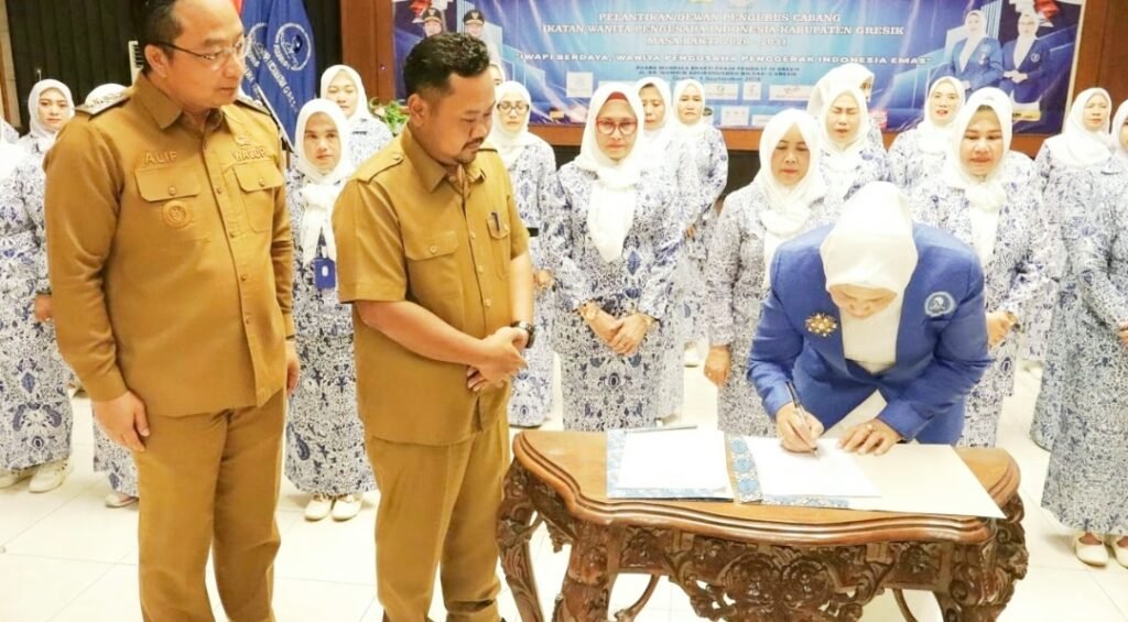IWAPI Gresik Periode 2026-2031 Dilantik, Didorong Perkuat Ekonomi Perempuan