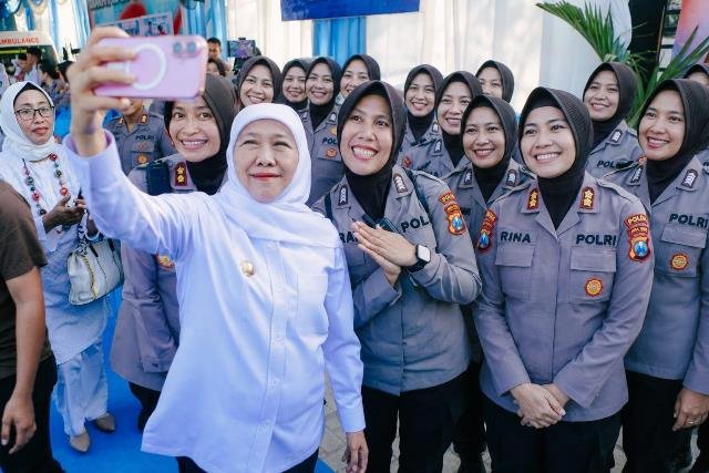 Khofifah Apresiasi Peran Strategis Polwan