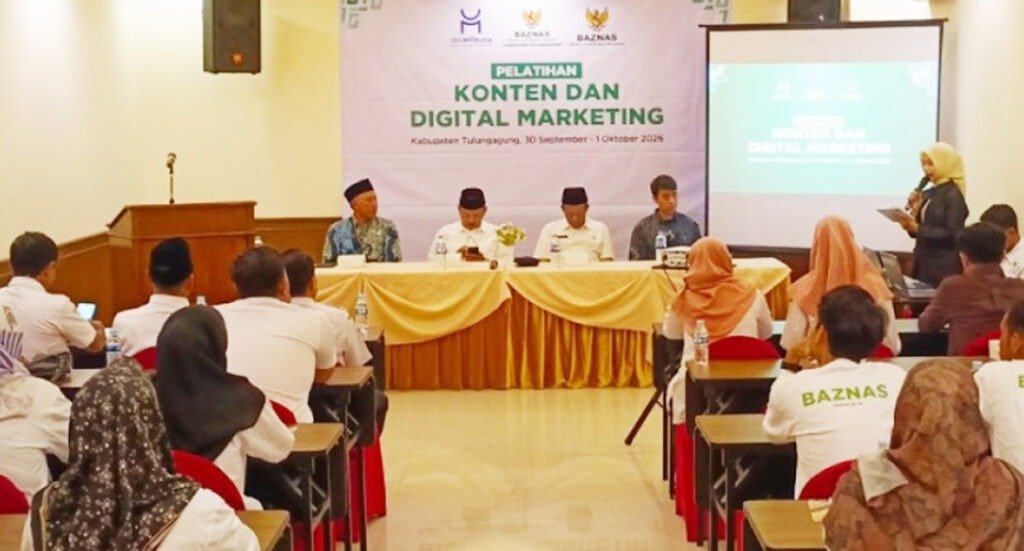 BAZNAS Tulungagung Bekali 35 Pelaku Usaha dengan Strategi Konten Digital
