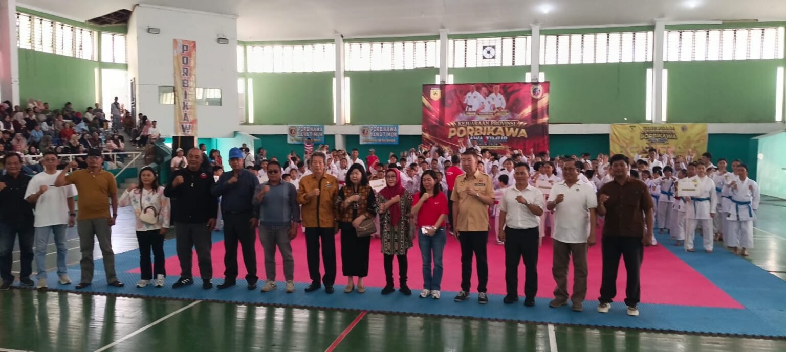 Ratusan Karateka Bertanding di Kejurprov Porbikawa Jatim 2026