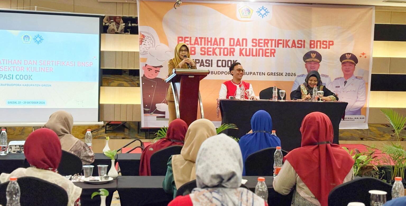 Pemkab Gresik Gelar Pelatihan dan Sertifikasi BNSP untuk 25 Pelaku Usaha Kuliner