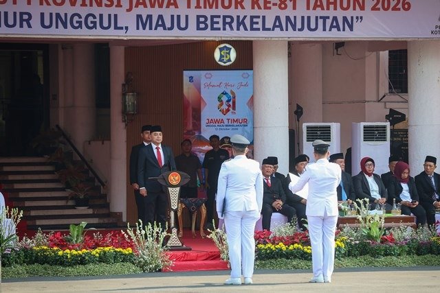 Pemkot Surabaya Adakan Upacara HUT ke-81 Jatim